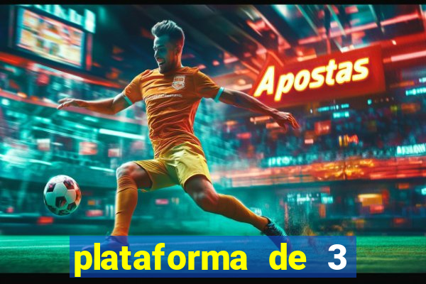 plataforma de 3 reais jogo